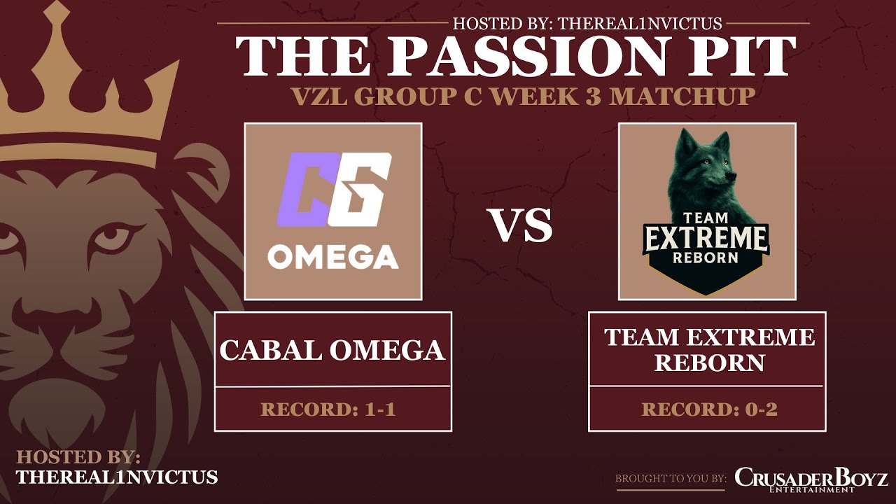 CABAL OMEGA vs TEAM EXTREME REBORN : VIZIONZ LEAGUE WEEK 3 GROUP c