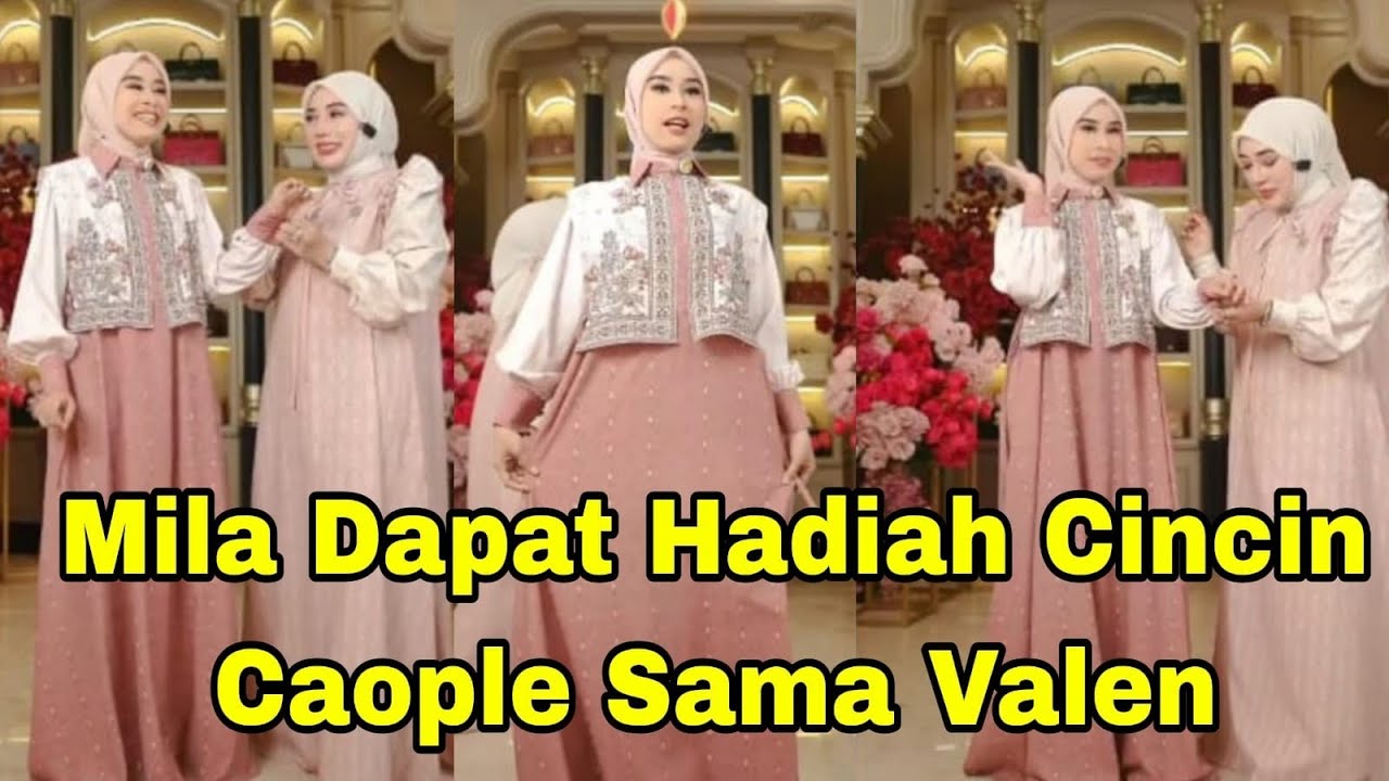 MILA VALEN DAPAT HADIAH CINCIN COUPLE DARI BUNDA SYAUKIA