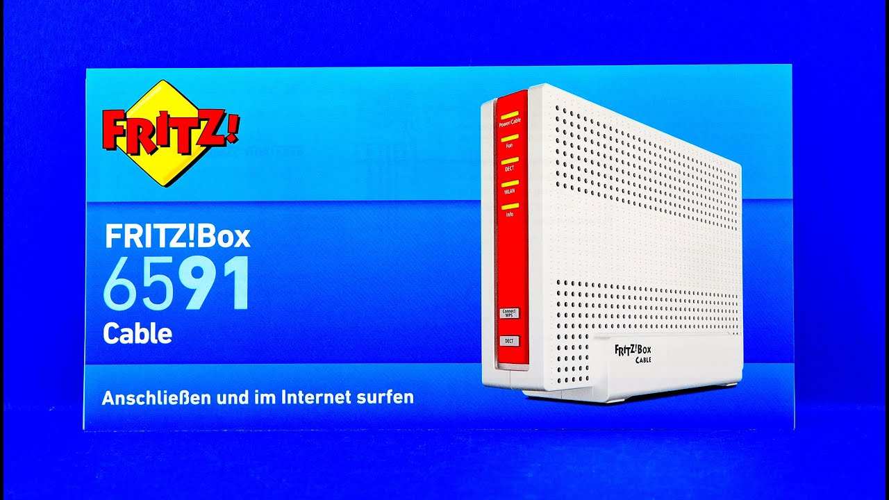 AVM FritzBOX 6591 - WLAN Test  am Vodafone 1000