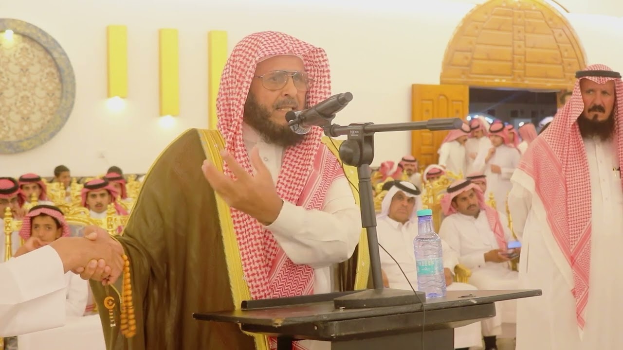 كلمة الشيخ / عساف البحان فى حفل زواج أسامة ابراهيم الهملان