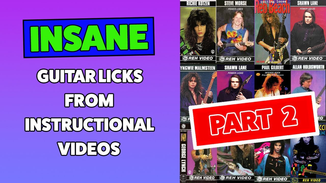 IMPOSSIBLE Guitar Licks from Instructional Videos (PART 2!)