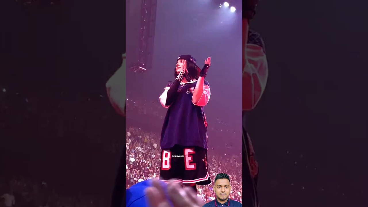 Billie Eilish FIRE 🔥 On Stage ❤️&zwj;🔥 Billie Eilish live superb performance #billieeilish