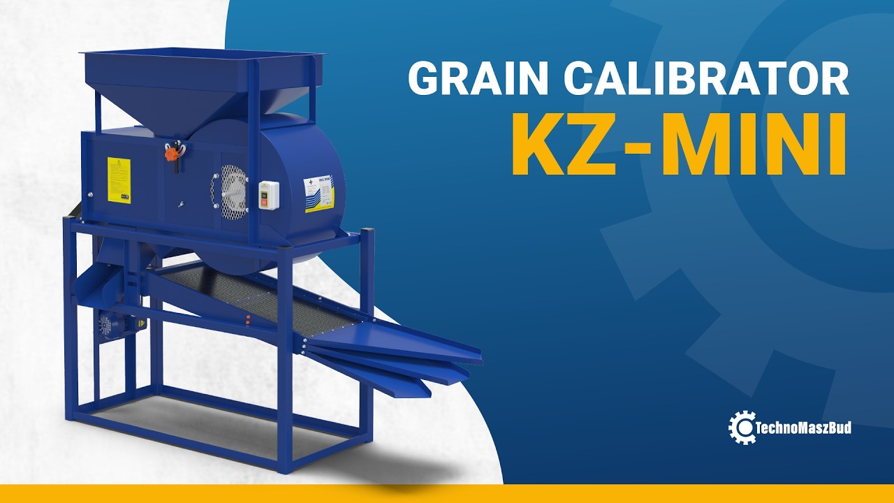 Grain calibrator–aspirator KZ-MINI – cleaning, sorting and calibration of sunflower seeds