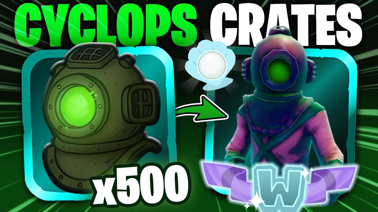 500 NEW CYCLOP CRATES for SW CYCLOPS! (Spongebob Tower Defense)