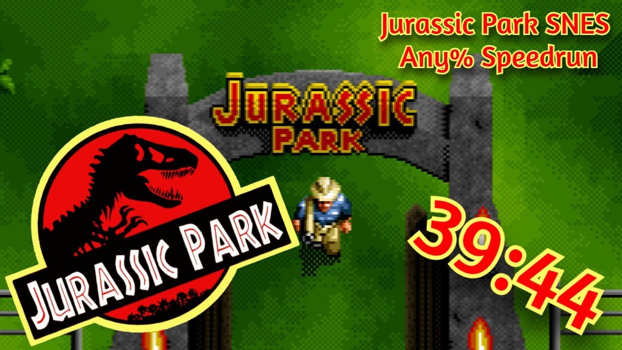 [WR] Jurassic Park SNES Any% - 39:44