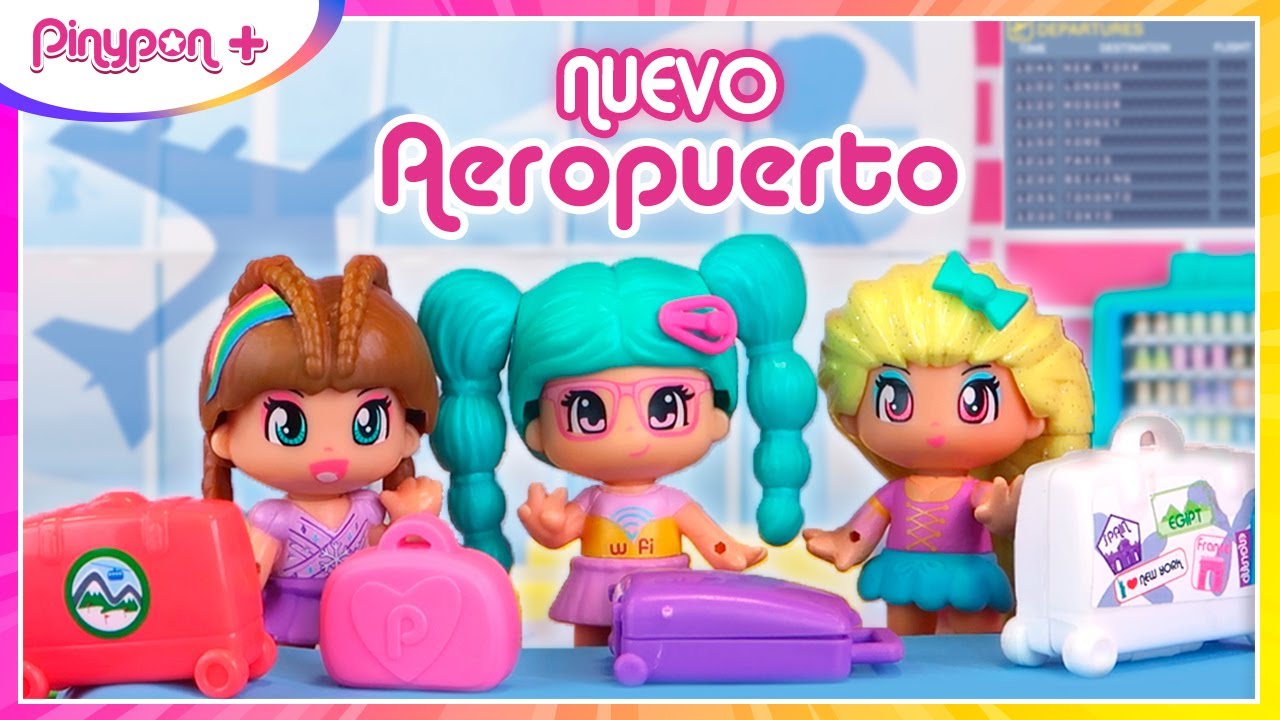 ¡Construimos un aeropuerto para irnos de vacaciones! 🌈 ¡Pinypon Plus Juguetes