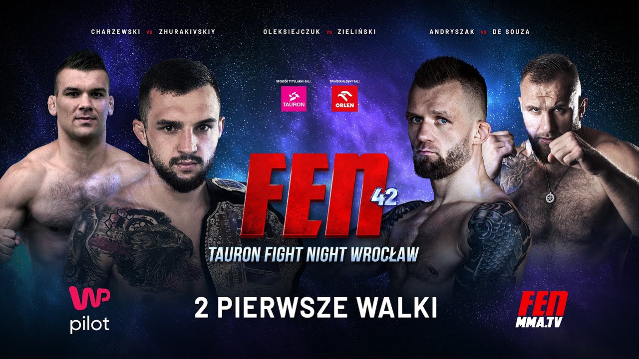 2 PIERWSZE, BEZPŁATNE WALKI | FEN 42: TAURON Fight Night Wrocław | FENMMA.tv