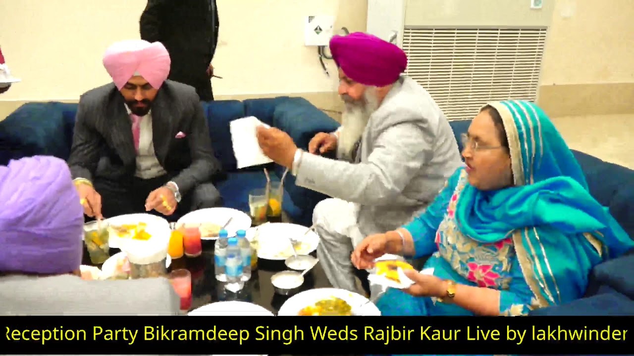 Reception Party Bikramdeep Singh Weds Rajbir kaur