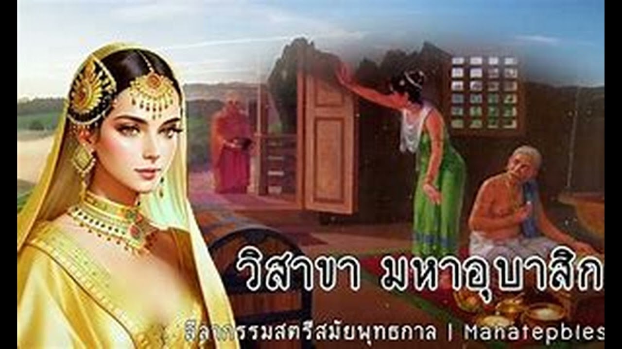 ลีลากรรมสตรีสมัยพุทธกาล วิสาขา มหาอุบาสิกา 001 (ไม่มีโฆษาณา)วิศิน อินทสระ นิพนธ์ มนัส ทองเพ็ชรนิล