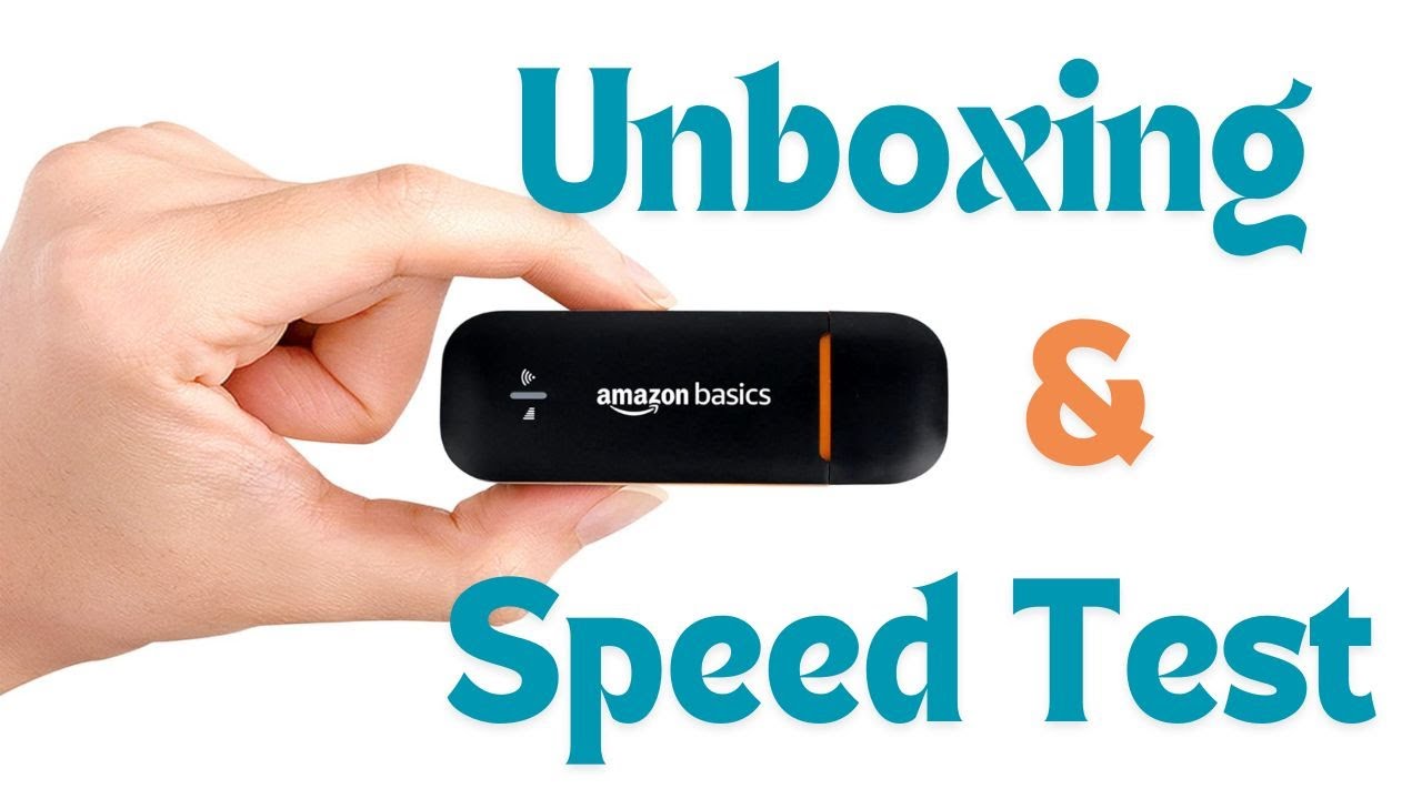 Amazon Basics 4G LTE USB Dongle Unboxing & Speed Test: Up to 150Mbps with Qualcomm Chip!