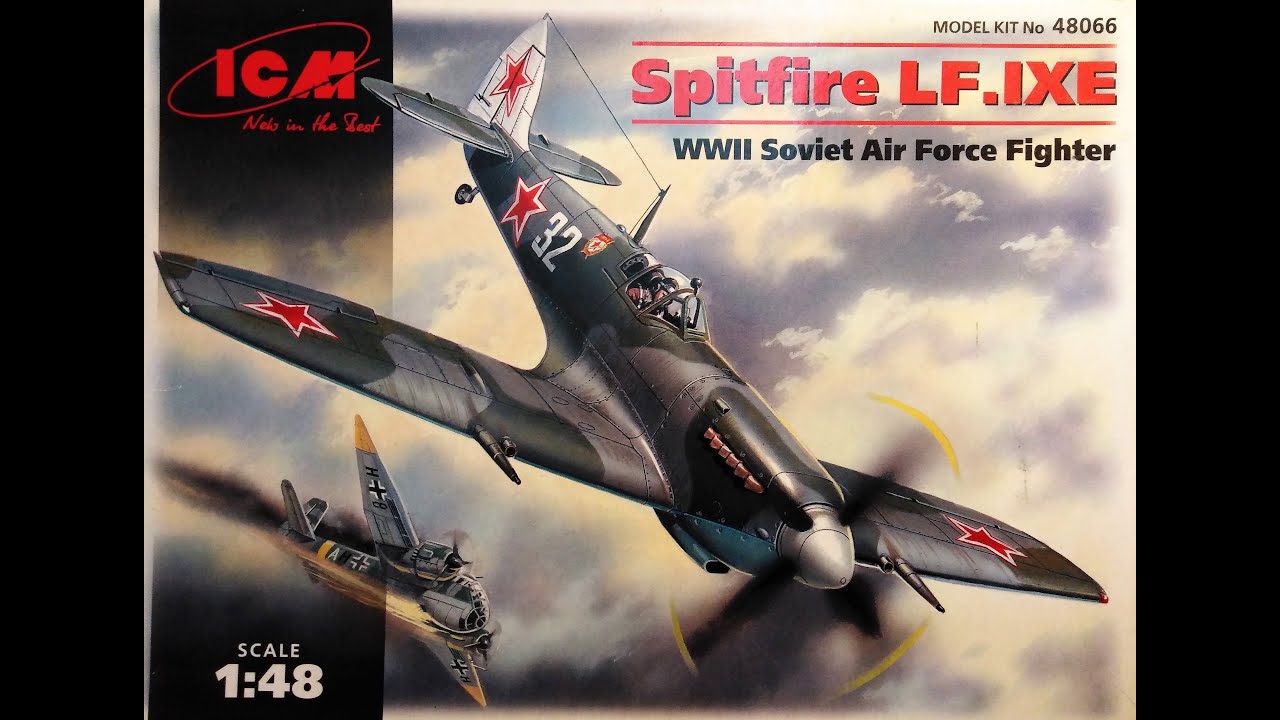 Spitfire LF.IXE ICM 1.48 full build Part 1