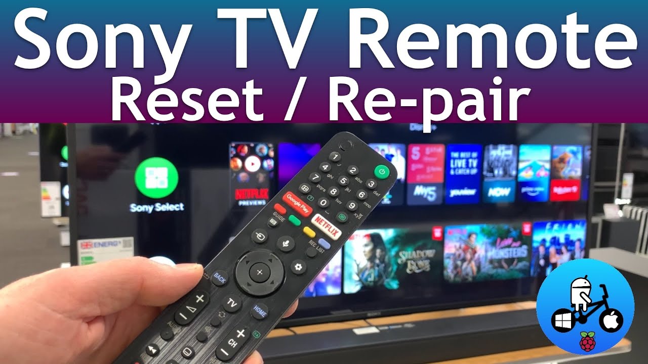 Ремонт пульта дистанционного управления для телевизора Sony. Сброс настроек/повторное сопряжение....
