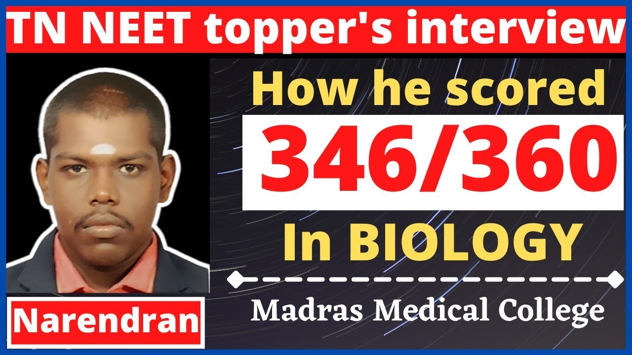 Interview With TN NEET Topper 2020|  His Biology Tricks revealed | Tamil | Achieve in NEET