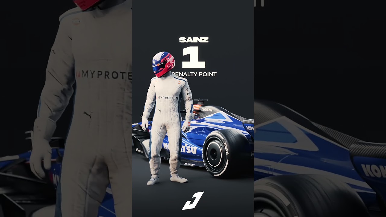F1 Drivers Penalty Points 🏎️😰