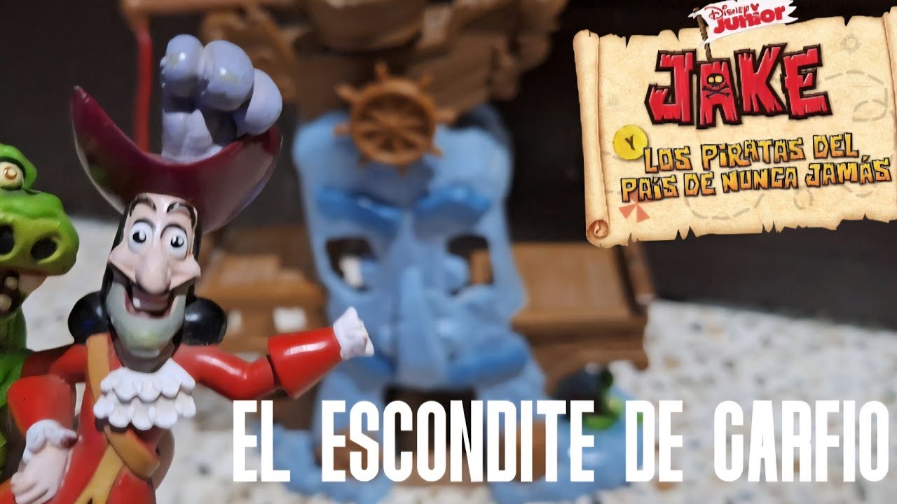 JAKE Y LOS PIRATAS DE NUNCA JAMÁS- Set de la roca del Capitán Garfio - El Mundo de los Juguetes 