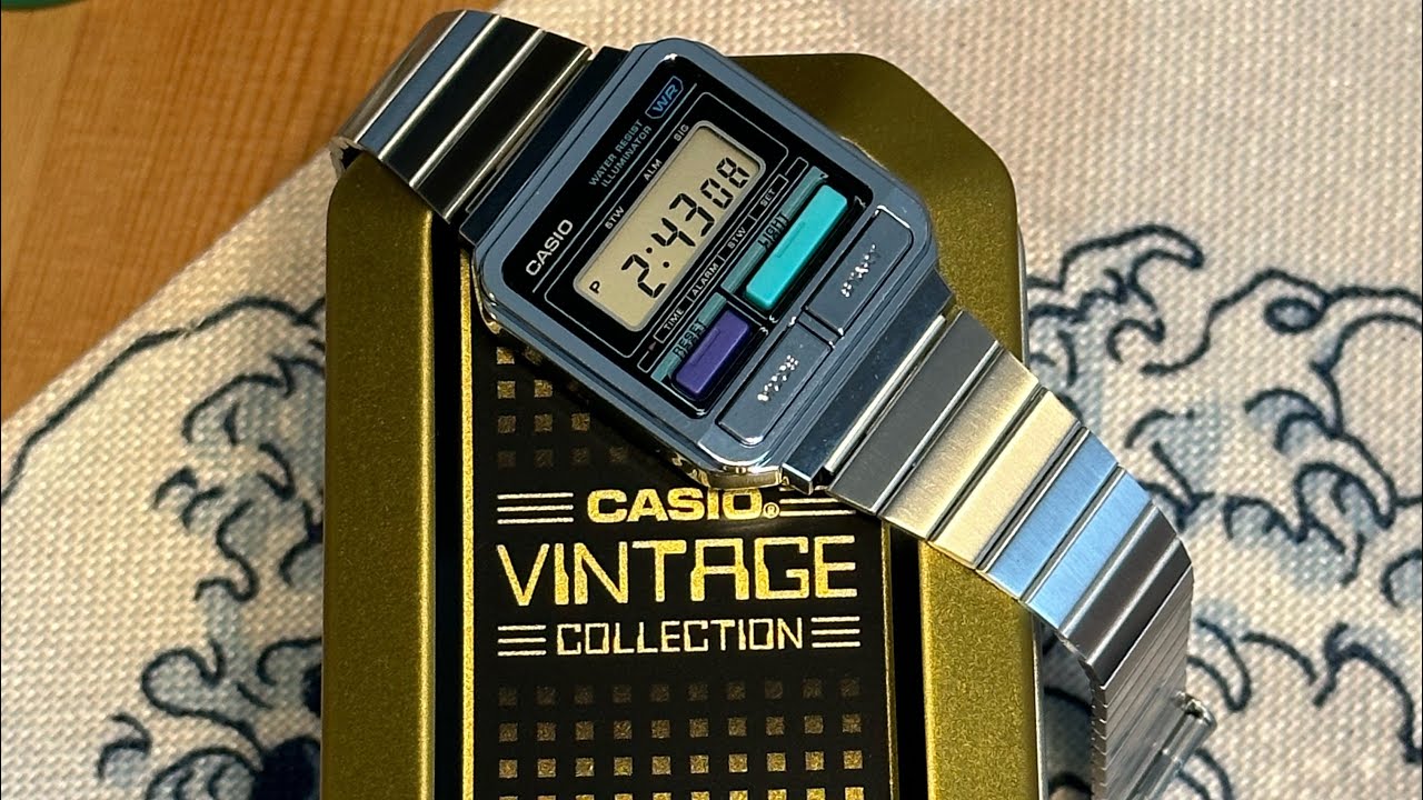 Casio Vintage A120WE-1AVT: возрождение стиля 80-х!