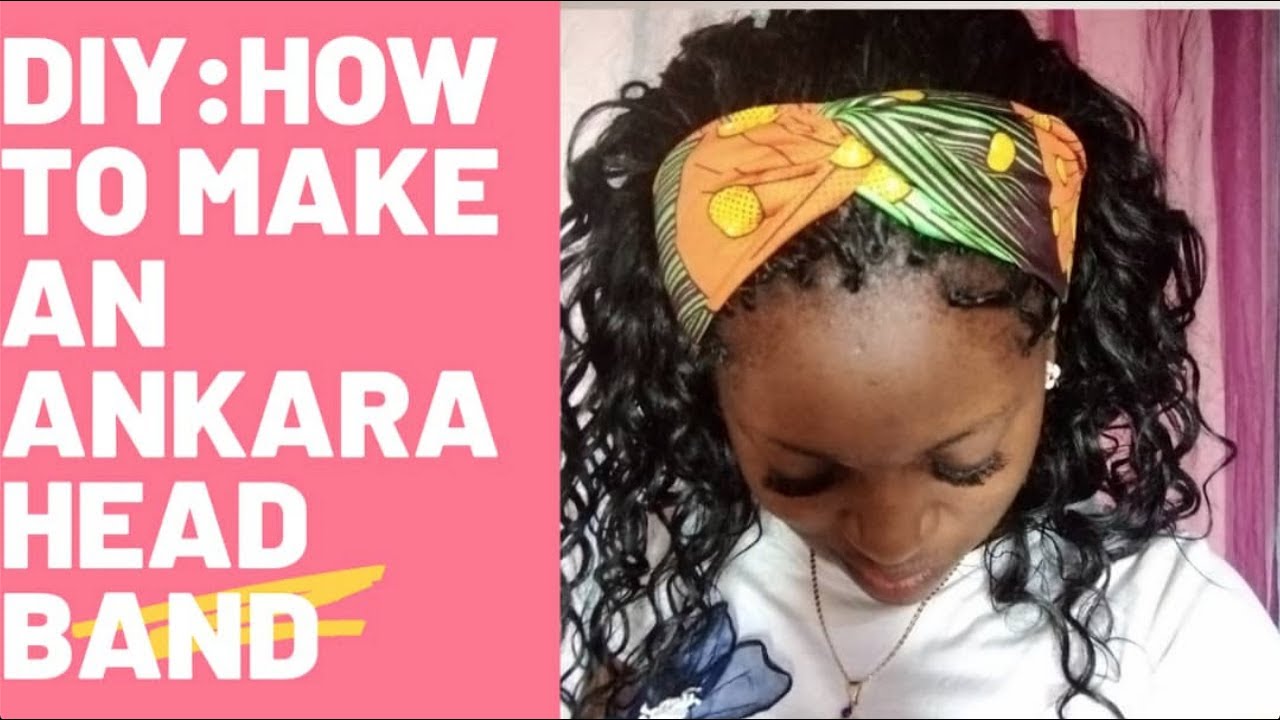 Easy and Simple way to make Ankara Turban Headband | African print criss cross headband|DIY