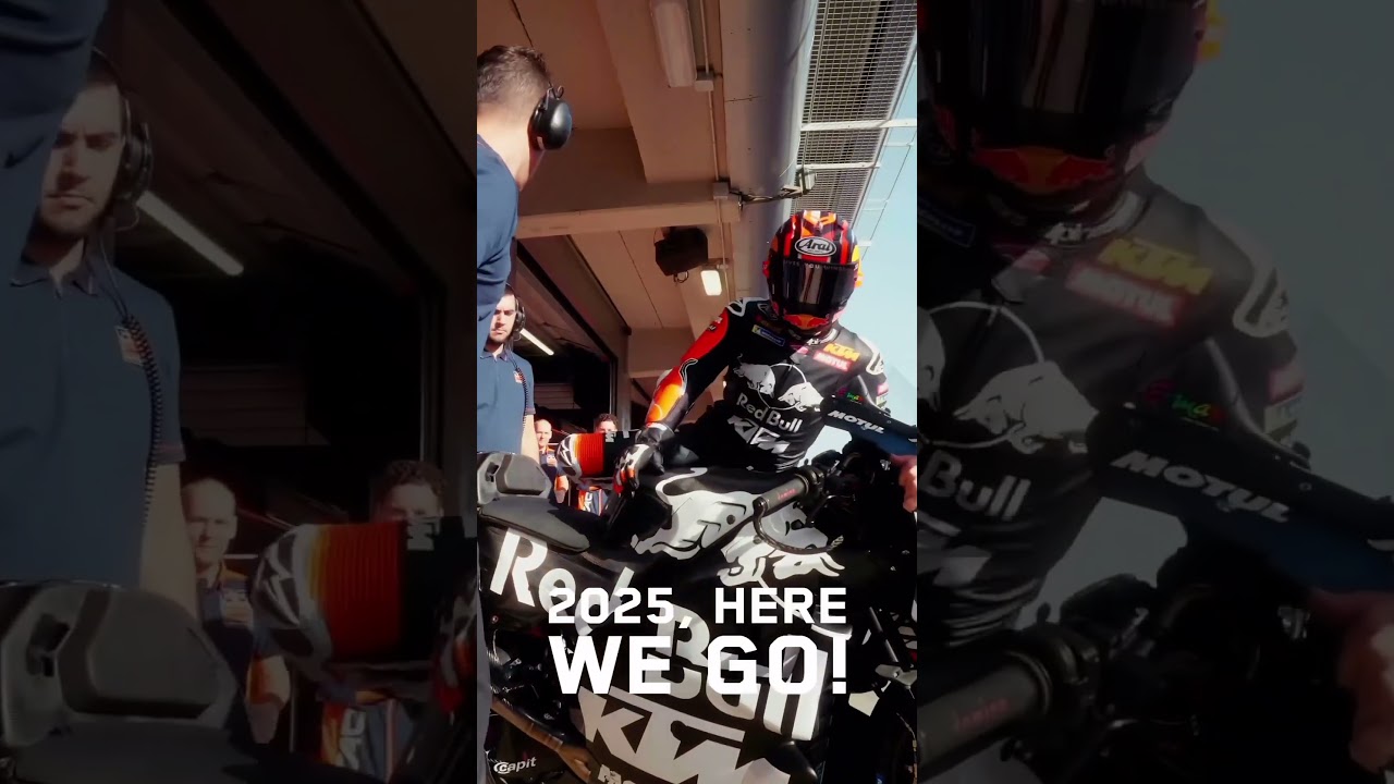 Tech3 KTM ready for #barcelonatest pure sounds #motogp #shorts