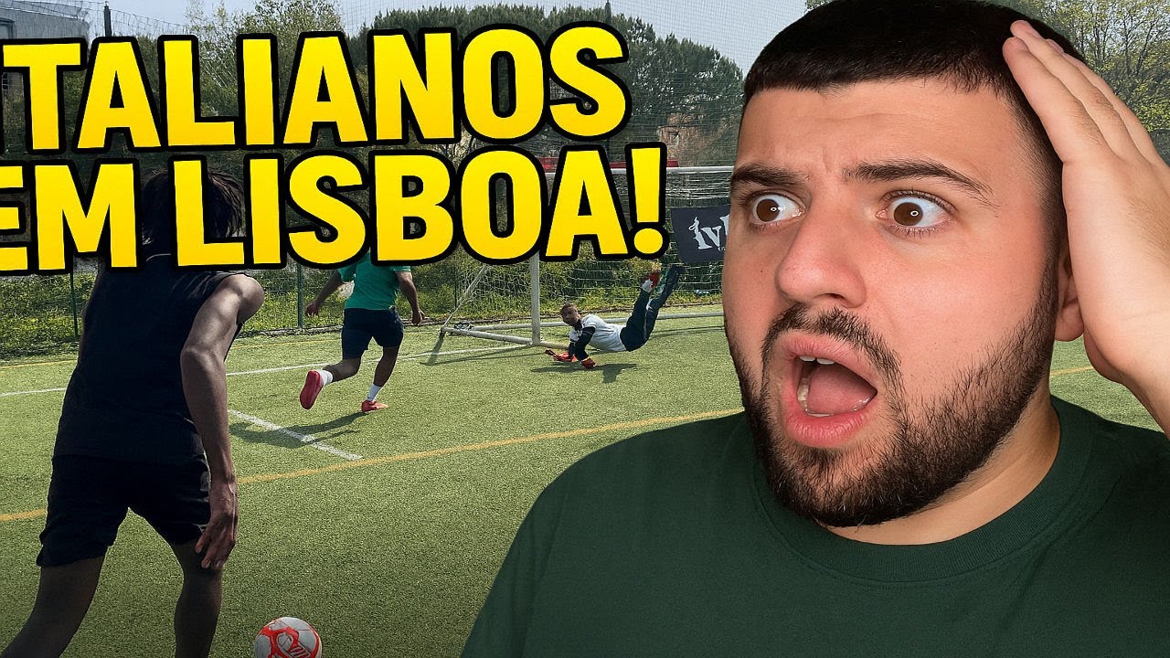 ITALIANOS INVADEM LISBOA PARA A DESFORRA DE 500€!! ⚽🔥