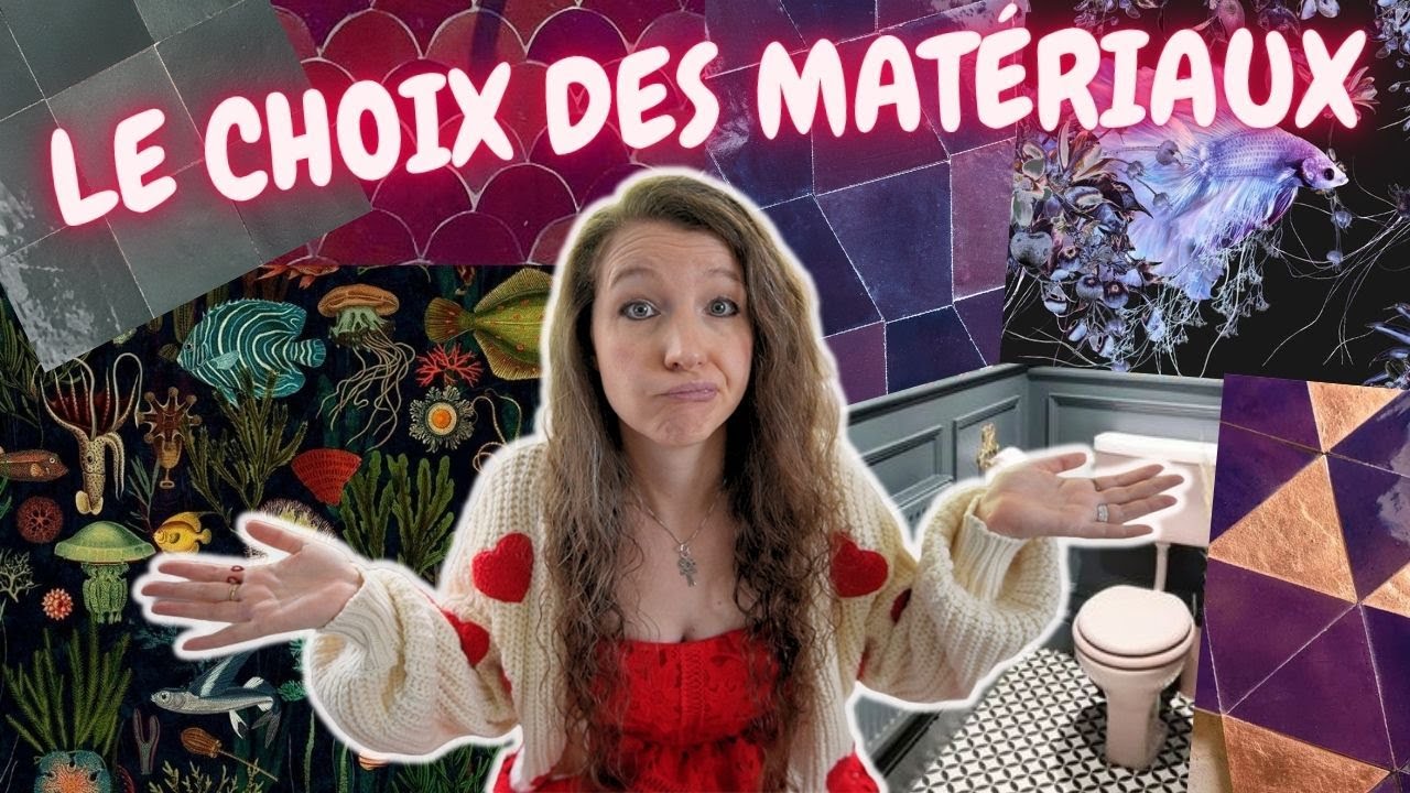 Quels matériaux pour les WC? Carrelage, zellige et papier peint, le choix est difficile !