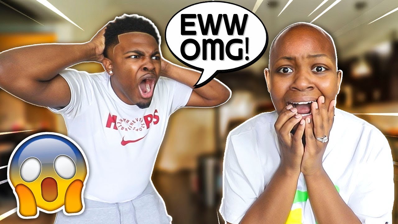 I SHAVED MY HEAD TO SEE HOW MY BOYFRIEND WOULD REACT! **HE FLIPS**