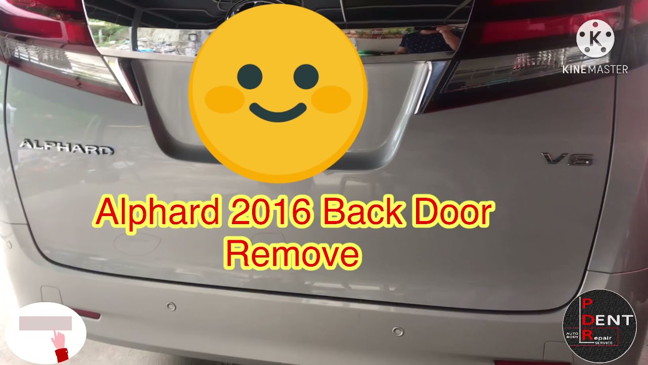 How to remove rear siding/door panel Toyota alphard 2016 | Tutorial |