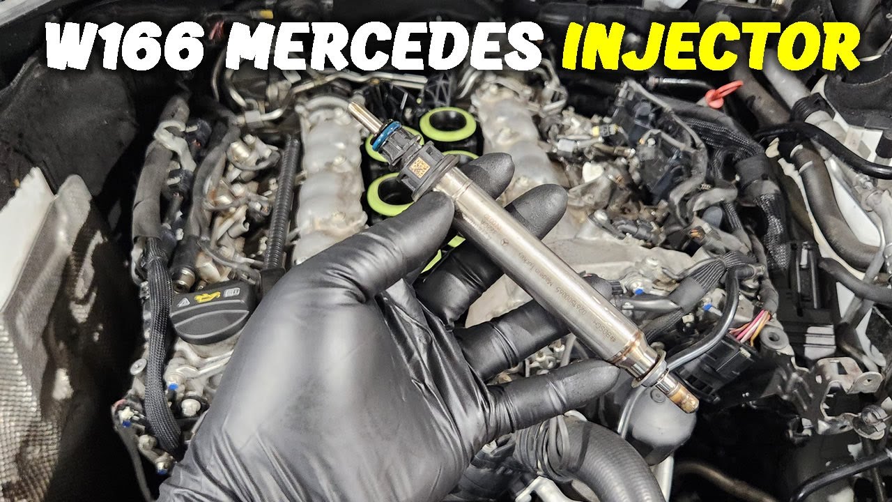How to remove Fuel Injector for Mercedes ML350/GLE350 W166 M276 Engine (2012-2019) #injector #w166