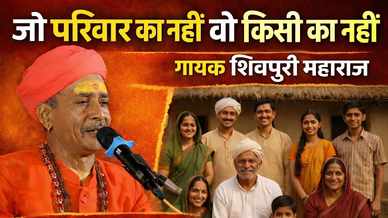 शिवपुरी गोस्वामी बालोतरा || जो परिवार और समाज का नहीं हुआ वह किसी का नहीं हो सकता है #शिवपुरी _भजन