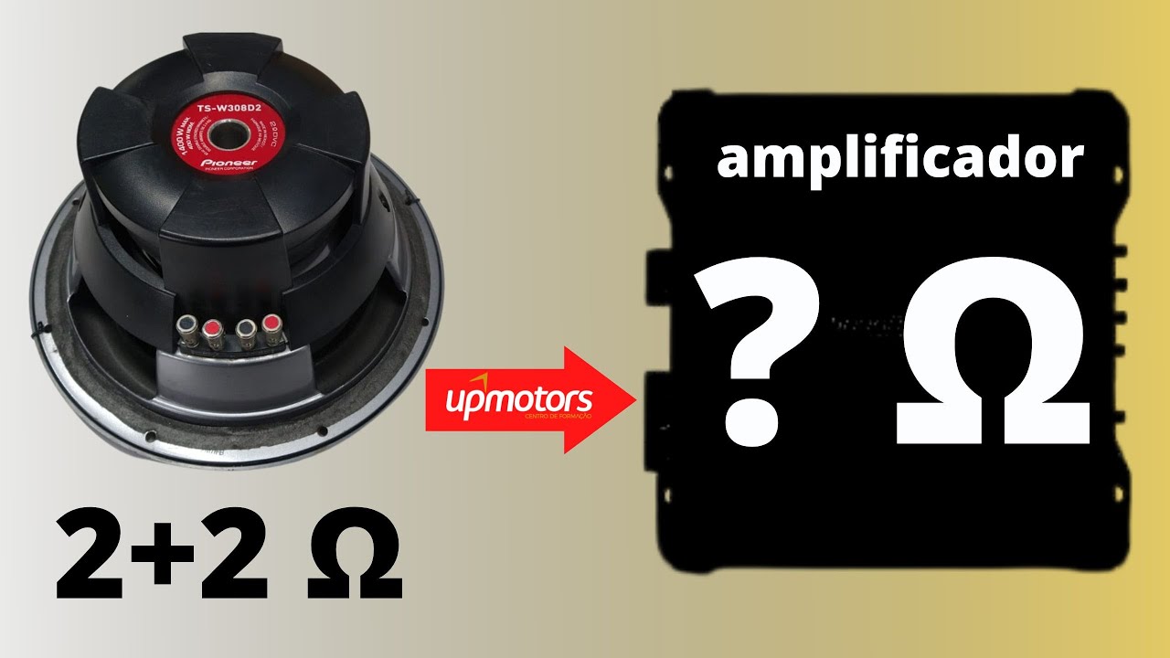 Qual o Amplificador CORRETO pro FALANTE BOBINA DUPLA 2 hom ; UPMOTORS