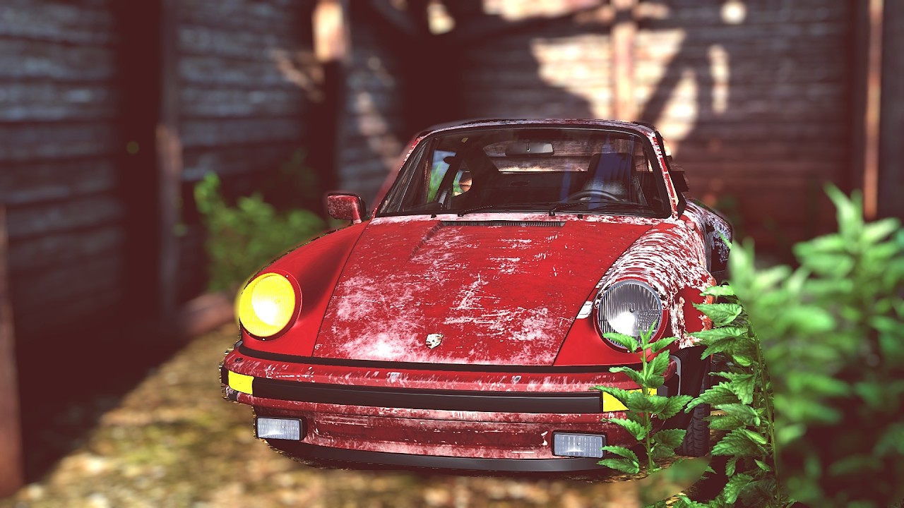 Abandoned Car Restoration | Barn Find Porsche 911 (930) Turbo - BeamNG.drive