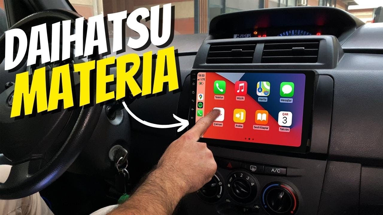 DAİHATSU MATERİA (2006-2011) CarPlay ve AndroidAuto Destekli Android Multimedya Sistemi 22-396