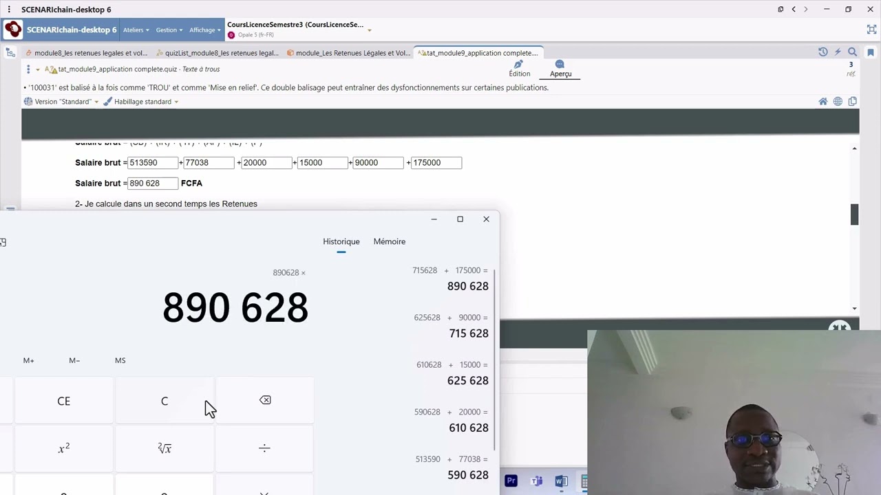 Cas Pratique Sur Le calcul De Salaire en Côte d’Ivoire.