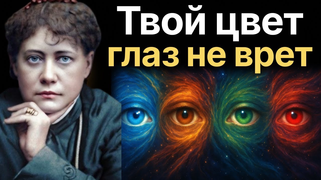 Блаватская раскрыла, что ЦВЕТ ГЛАЗ может РАСКРЫТЬ происхождение твоей ДУШИ