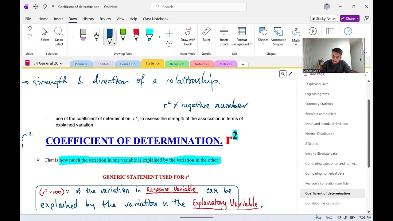 Coefficient of determination