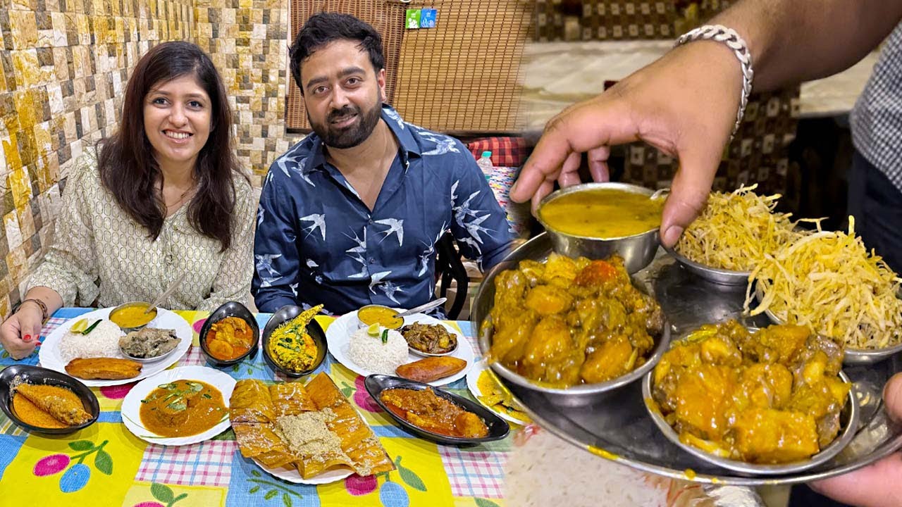 Jadavpur 8B বাসস্ট্যান্ডে বাঙালি খাবারের ঠিকানা | মটন কষা, চিতল মুইঠা, এঁচোড়ের তরকারি | The Chef