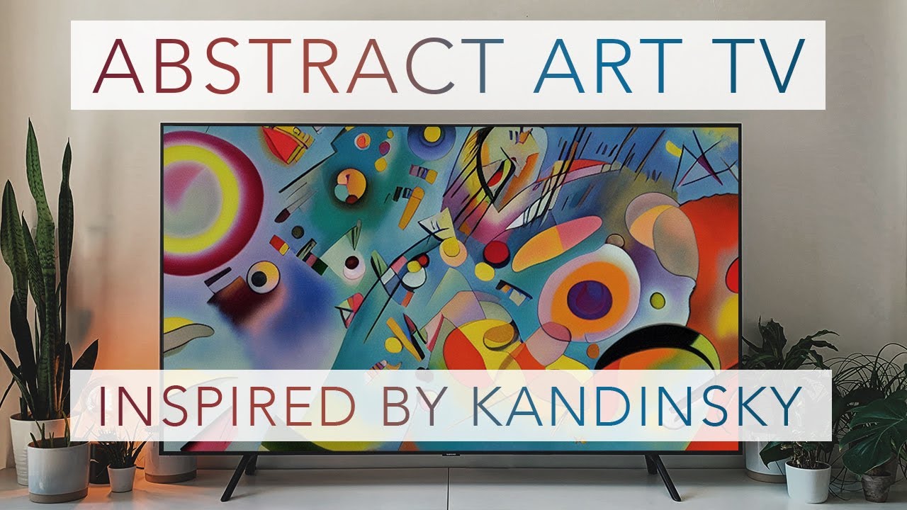 ART SCREENSAVER FOR TV INSPIRED BY KANDINSKY | Abstract Art for your TV | 4K HDR Paintings