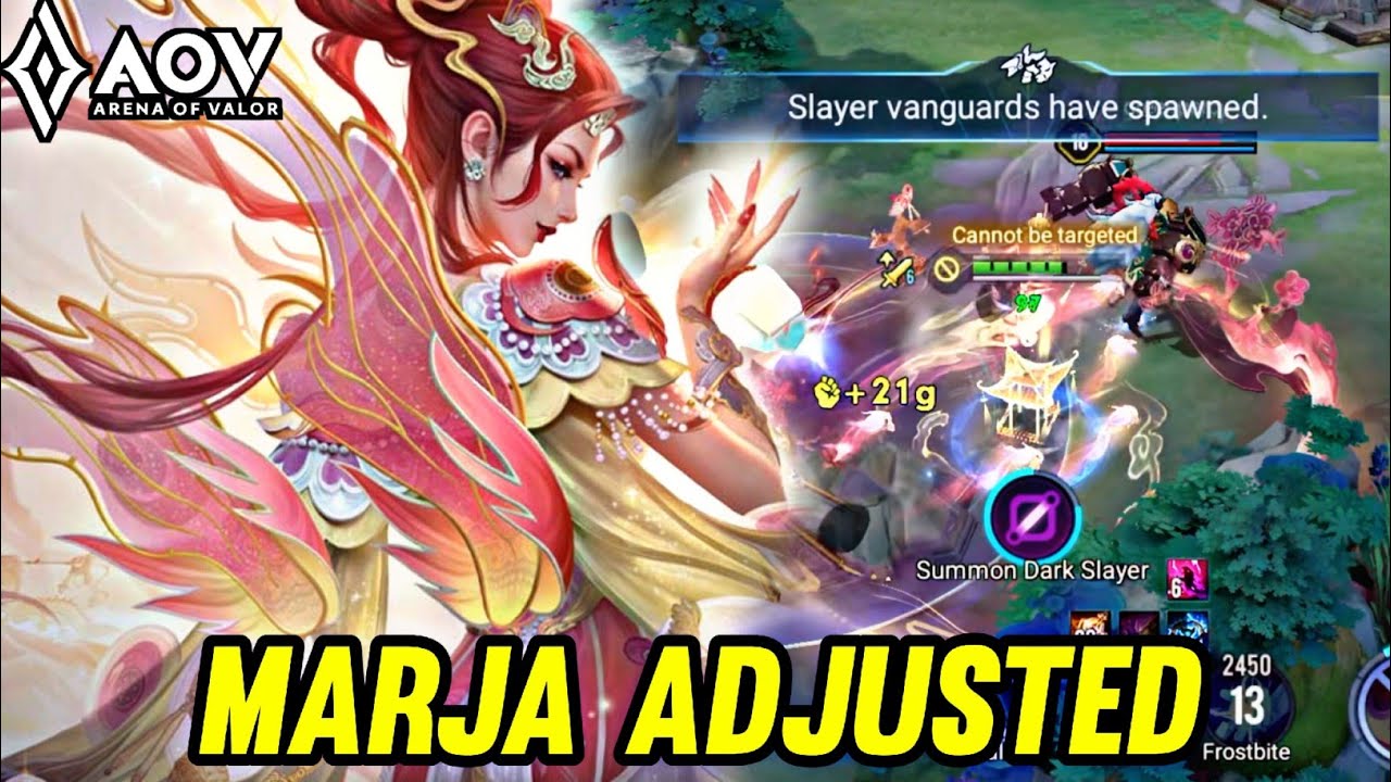 AOV : MARJA ADJUSTED NEW PATCH - ARENA OF VALOR LIÊNQUÂNMOBILE ROV