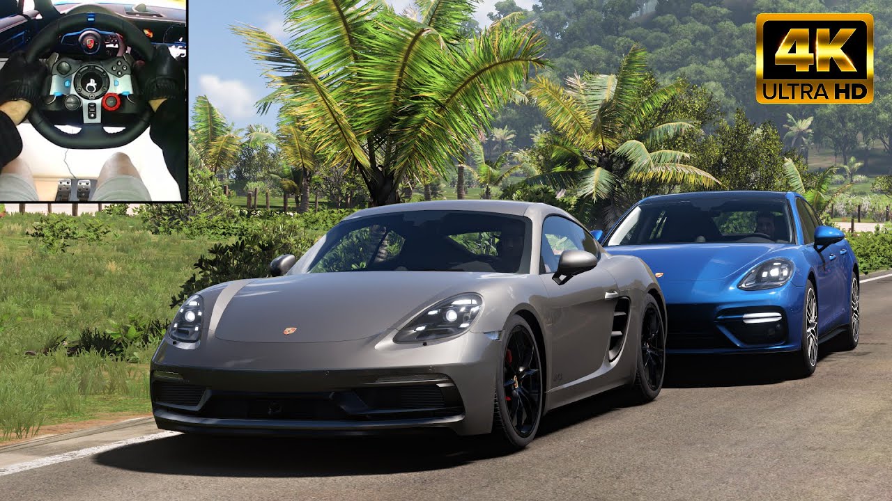 Porsche Panamera Turbo | Forza Horizon 5 - CONVOY | Logitech G29 Gameplay