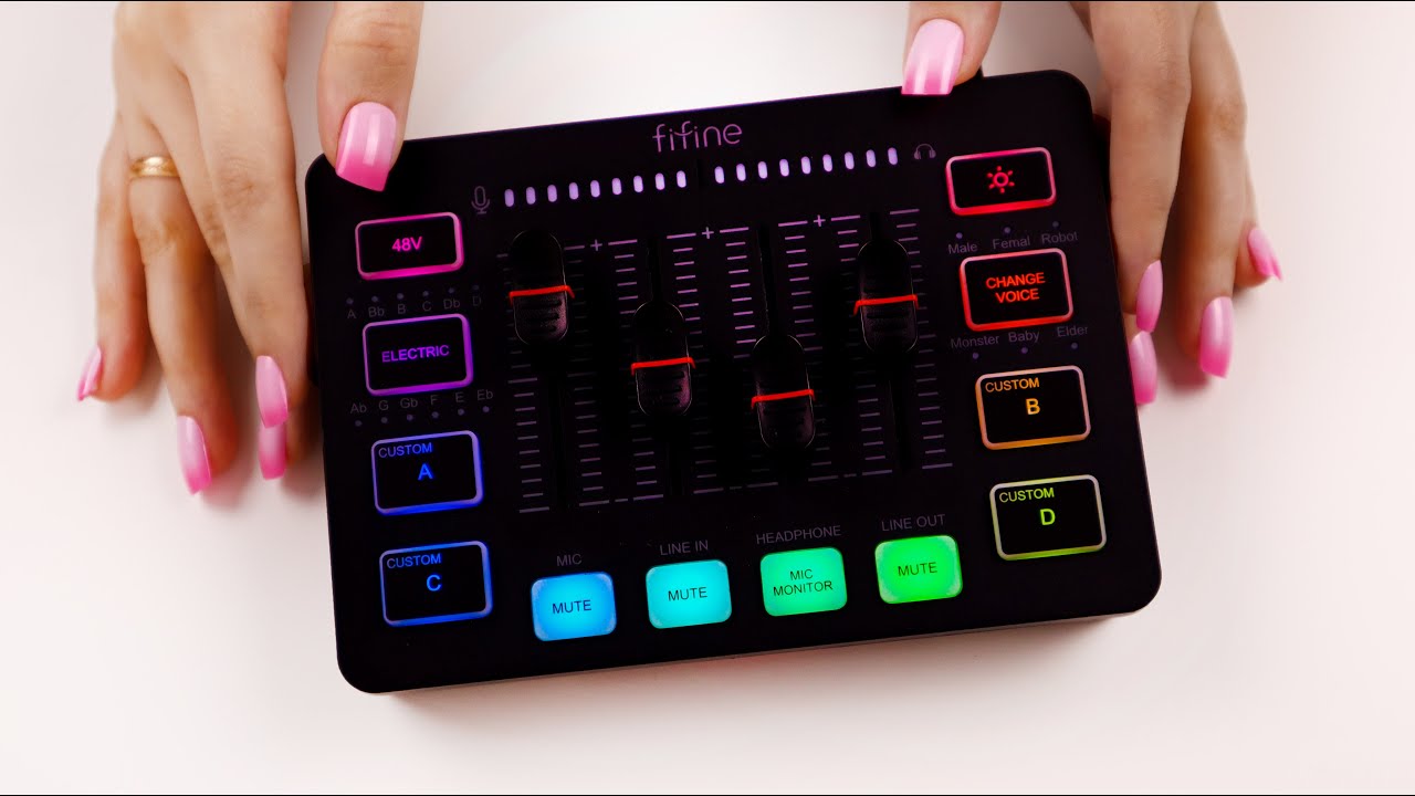 GAMING MIXER FIFINE - Unboxing ASMR