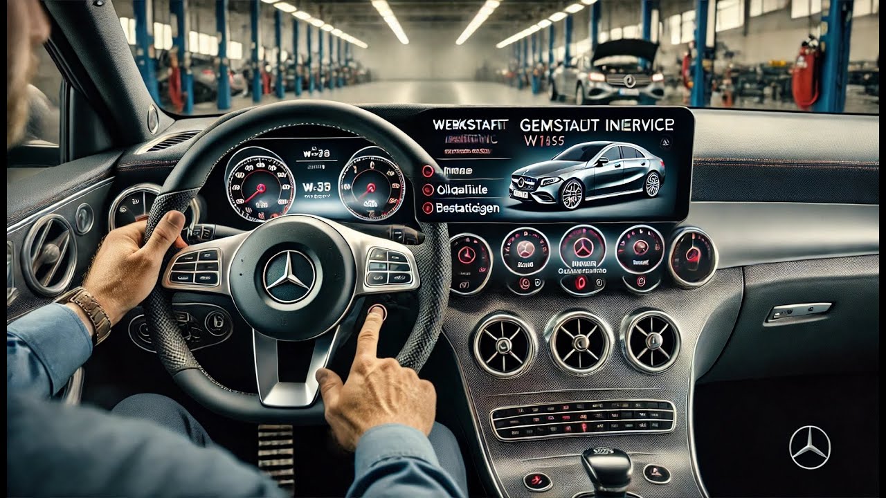 Mercedes-Benz A-Klasse: Zur&uuml;cksetzen der Serviceanzeige - W177