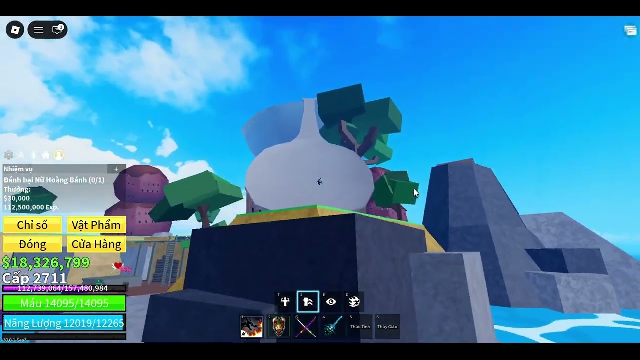 Mình đã ăn trái t-rex trong blox fruit
