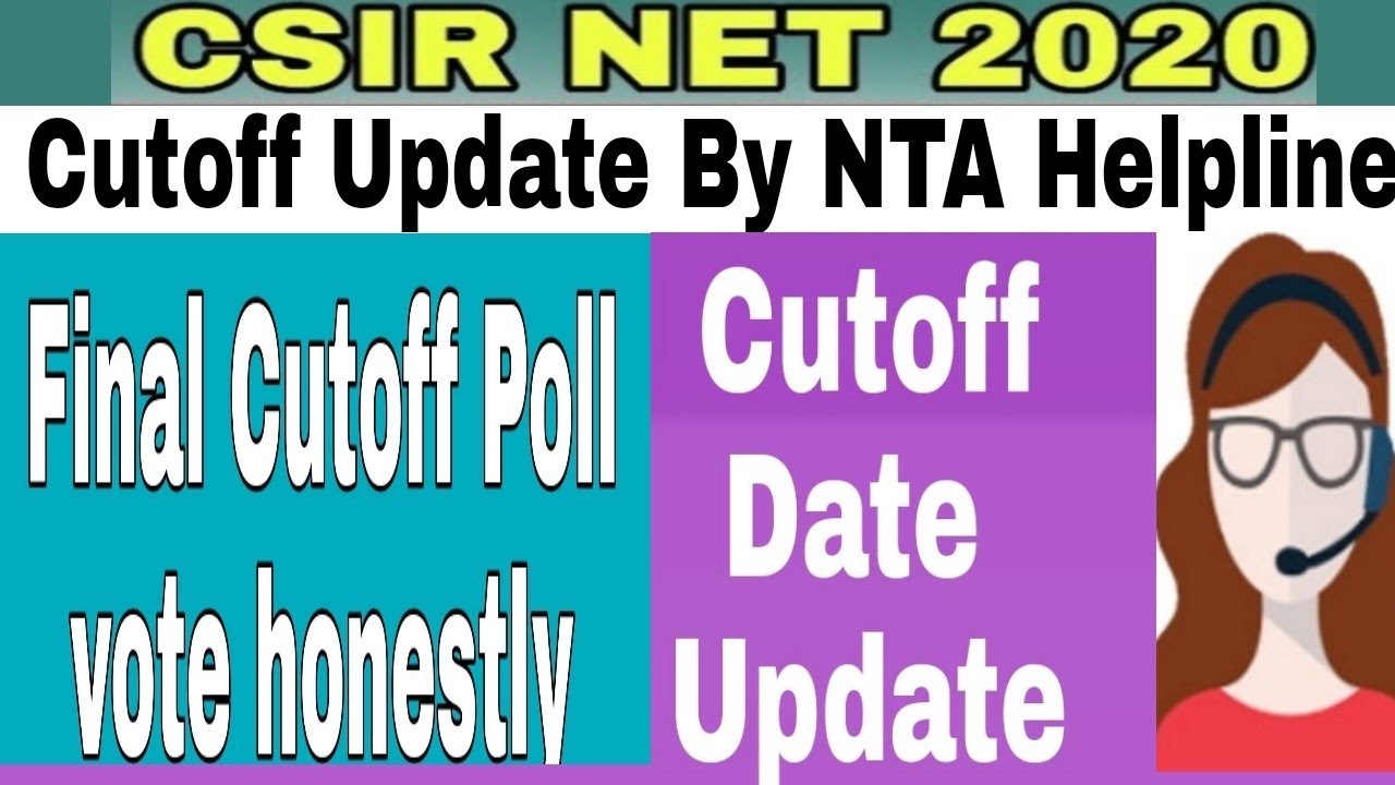 Csir Net Cutoff Update 2020 and Final poll for Physical science