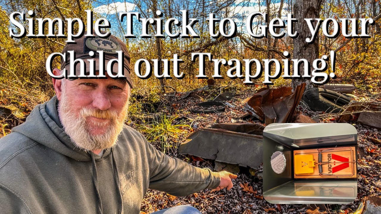 Simple Trick to get your Child out Trapping. Ammo box Weasel Sets with Dave Canterbury