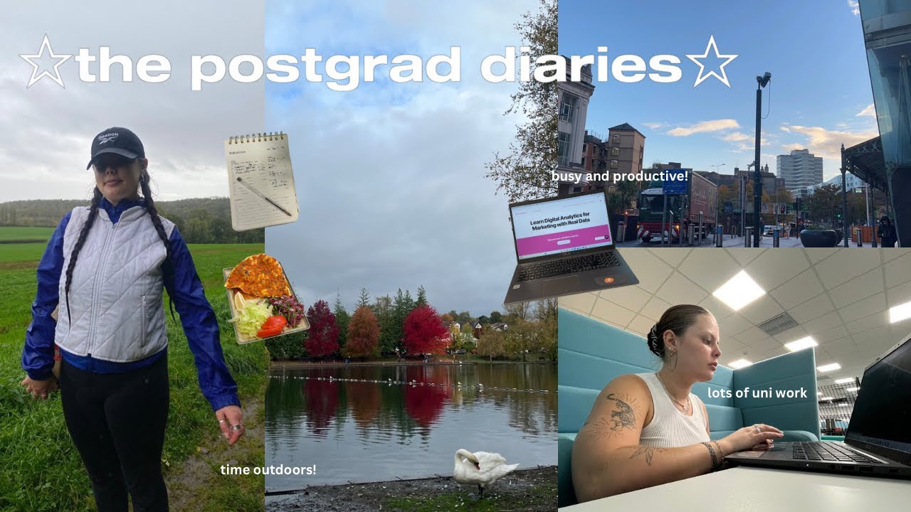 a week in my life as a postgrad uni student in cardiff
