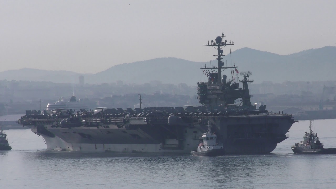 USS TRUMAN Arrivée Marseille 21 juin 2018