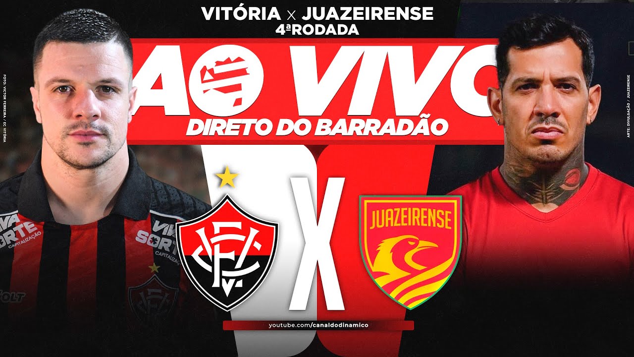 AO VIVO - VITÓRIA x JUAZEIRENSE (DIRETO DO BARRADÃO)