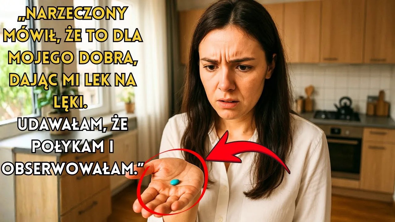 Narzeczony mówił, że to dla mojego dobra, dając mi lek na lęki. Udawałam, że połykam i obserwowałam