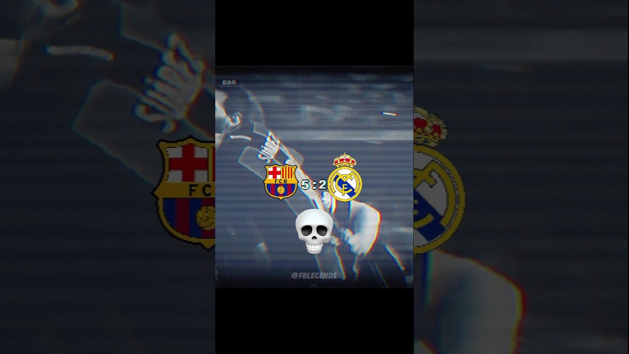 FC Barcelona VS Real Madrid troll face edit🤐#shorts #football #soccer #messi #ronaldo