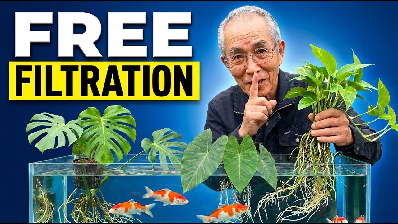 These 7 Easy Land Plants Filter Your Aquarium!