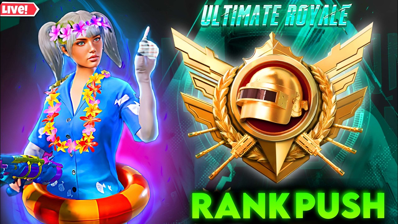 ULTIMATE ROYALE Rank Push WITH @Baklasgaming ROAD TO TOP 100 😊  #bgmilive #solorankpush